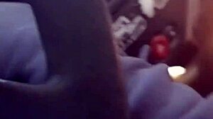 Stepmother seduces in public store