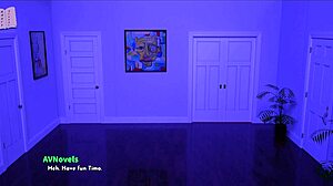 I love exploring big tits in Free Will 9 anime game