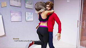 I love exploring big tits in Free Will 9 anime game