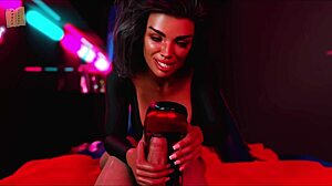 3D porn game with big tits and anime-like characters