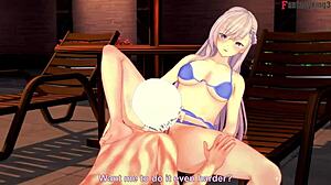 Azur Lane meets reality in this fantasyking3.3d pool scene