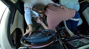 Married Japanese Woman Serves with Unique Moves in Wedding Cheating Scene