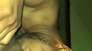 Close up of an anime pussy squirting and being licked by a black cock