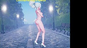 Beautiful anime girl dancing and getting fucked part 2