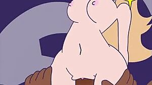 Princess Rosalina gets an extra life in this cartoon porn