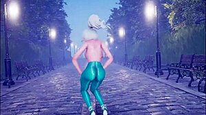 Beautiful anime girl dancing and getting fucked part 2