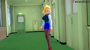Asian cuties in Dragon Ball Zex get naughty with Gohan