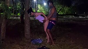 We were so horny that we had sex in the public park