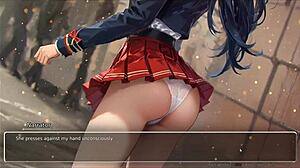Blurring the Walls: Naughty Couple Confesses Fantasies with French Kissing in Hentai Game Ep 5