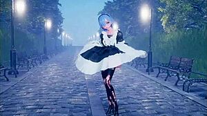 I’m obsessed with this cute anime girl dancing before getting pounded in part 2