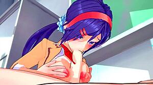 Wow, student Mita got her pussy creampied right in the classroom! That 3D hentai sex is unreal!
