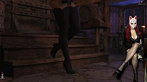 Steps of debauchery 52: Busty elf girls with dildos