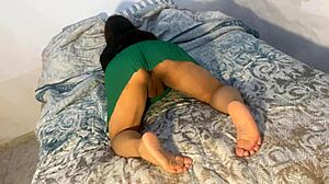 Stepmother Cleans Room While Riding Hard Like a Wild Whore