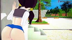 Gohan's secret rendezvous with Android 21 and Oppai MILF