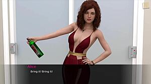 Pine Falls 26: Big Tits in 3D Anime Game Action