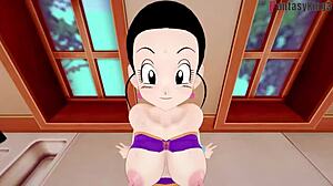 Gohan Sneaks Fucking Android 21 and Chichi. Dragon Ball Fantasy with Milky Big Tits!