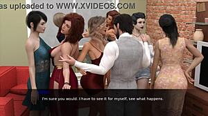 Pine Falls 26: Big Tits in 3D Anime Game Action