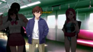 Uniformed detective Lina JK in a blindfold hentai game
