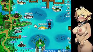 Mastering Stream Fishing in Hentai Game With Wild Anime Action in Episode 05 of Sea and River.