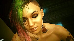 judy alvarez in joytoy scene 2 from cyberpunk 2077 feels so real