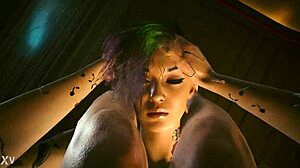 judy alvarez in joytoy scene 2 from cyberpunk 2077 feels so real