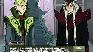 Anime BDSM game with witch hunters
