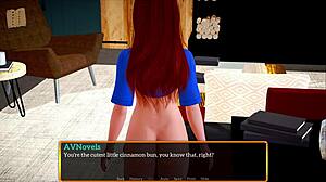 My New Family 519 unfolds with a redhead’s big tits stealing the anime spotlight