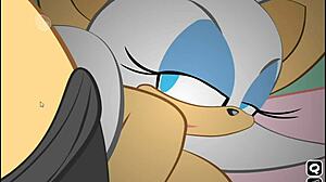 蝙蝠Rouge在影子变身中的所有性爱场景