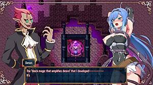 Aventureira falls into a cave trap - Nightmare Knight 2