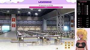 Vtuber Lewdneko gets naughty outdoors in Love Cubed part 10