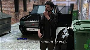 松林瀑布：巨乳场景58