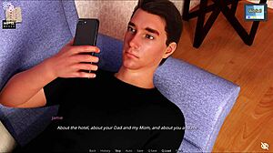 Beautiful anime with big tits and commented gameplay