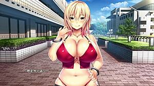 Tenioha feat Ikumi route part 3 shows Ikumi fucking fat tits hard