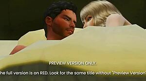 A sneak peek of a 3D animated porn movie based on a manga featuring a cuckold storyline