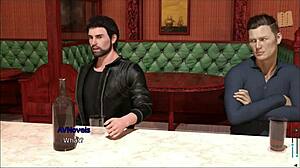 松瀑布59展示曲线3D动漫动作