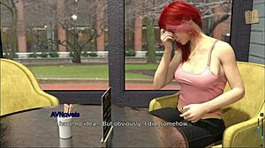 松林瀑布：巨乳场景58