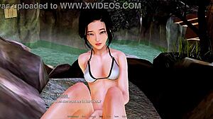 Visual novel and anime style game with a harem theme