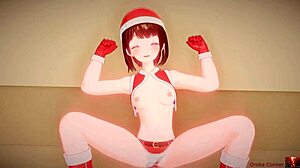 she wore christmas outfit on easter big tits asian japanese anime hentai 3d cartoon game mistake