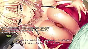 Tenioha feat Ikumi route part 3 shows Ikumi fucking fat tits hard