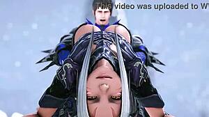 FFXIV Dragoon Miqote and Hyur Fuck Hard in Rule 34