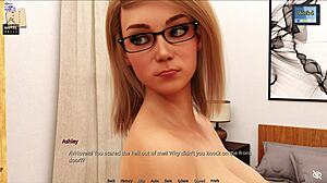 Beautiful anime visual novel with big boobed characters