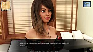 Big-boobed anime girl Sunshine Love in erotic hentai video