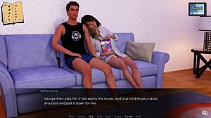 Commented gameplay of Sunshine Love 98 adult animated visual novel