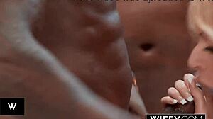 Wife Danielle Renae enjoys a 5-BBC gangbang with hubby