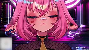 Vtuber Goes Wild Playing a Steamy Hentai Game