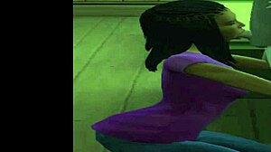 chocolate girl deepthroating social studies teacher in classroom after school, feels unreal