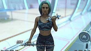 In Stranded in Space 168, military girl with big assets craves action.