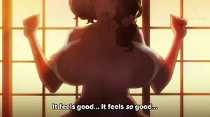 Beautiful women with perfect hour-glass shapes in hot anime scenes