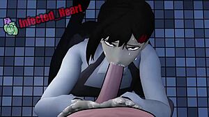 Kobeni pov: sloppy blowjob with deepthroat sound loop