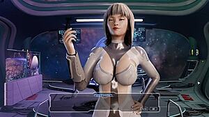 3D animated Blowjob Sextellar Game Part 1